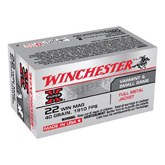 WIN SUPER-X 22MAG FMJ 50/40 - Ammunition